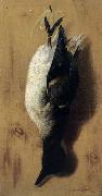 Hirst, Claude Raguet Waterfowl Hanging from a Nail France oil painting reproduction
